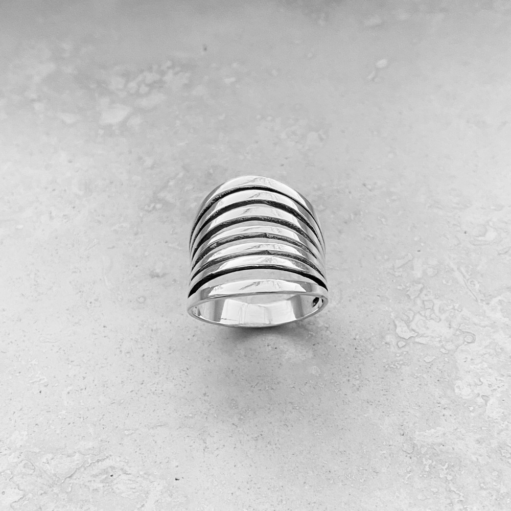 Sterling Silver Statement Ring, Boho Ring, Silver… - image 2